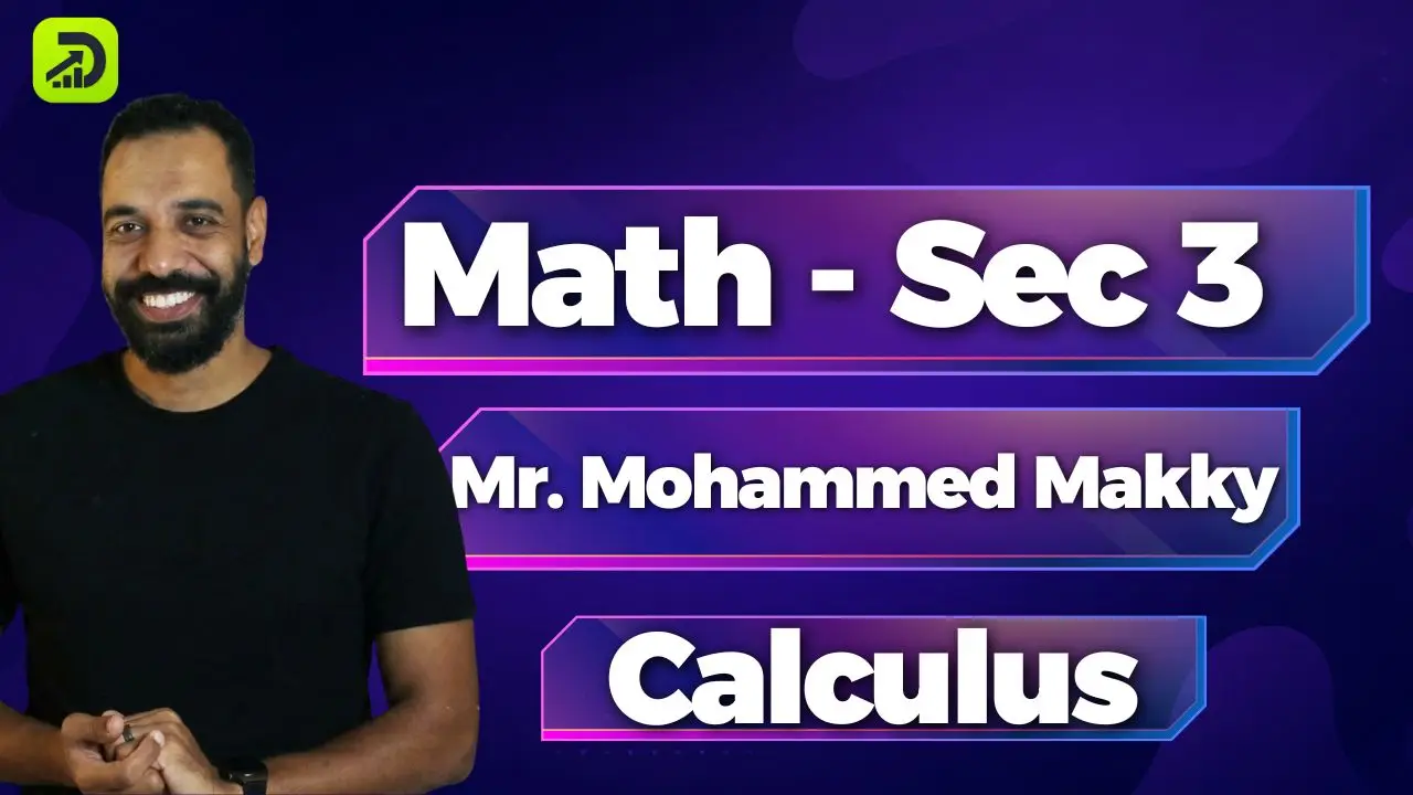 Math ( Calculus ) – Sec 3